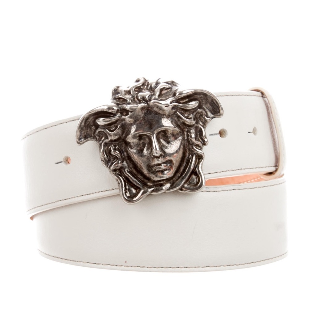 Versace Medusa leather hip belt
